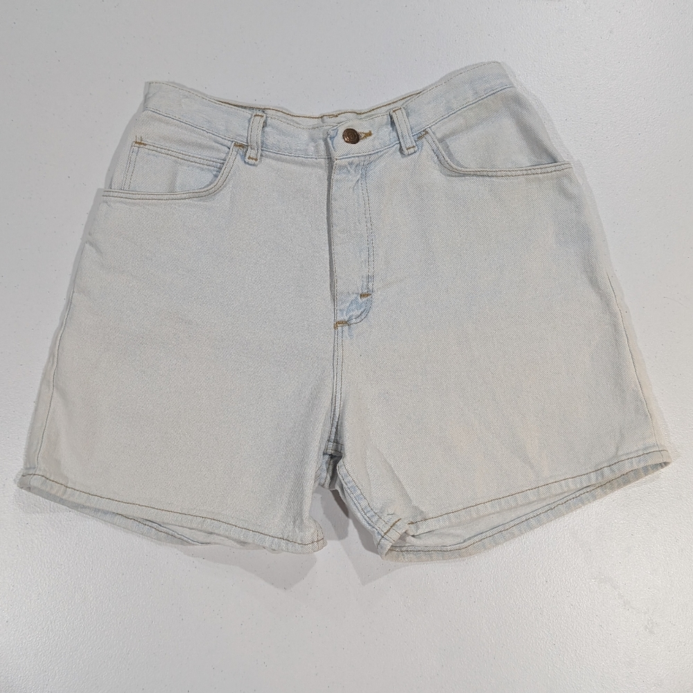 Women's Light Wash Blue Denim Shorts